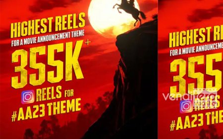 Allu Arjun’s #AA23 Makes History: Record-Breaking 355K+ Reels Before Shoot Begins